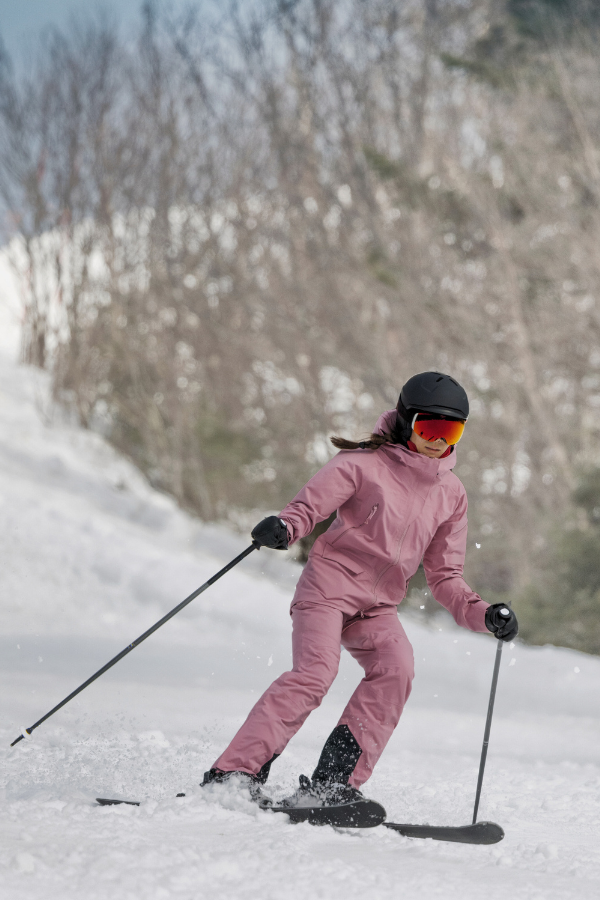woman skiing at the winter x games 2024