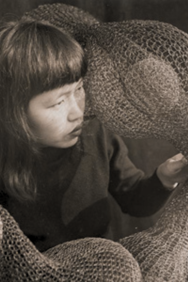 cover photo from artist biography "Everything She Touched: The Life of Ruth Asawa" by Marilyn Chase