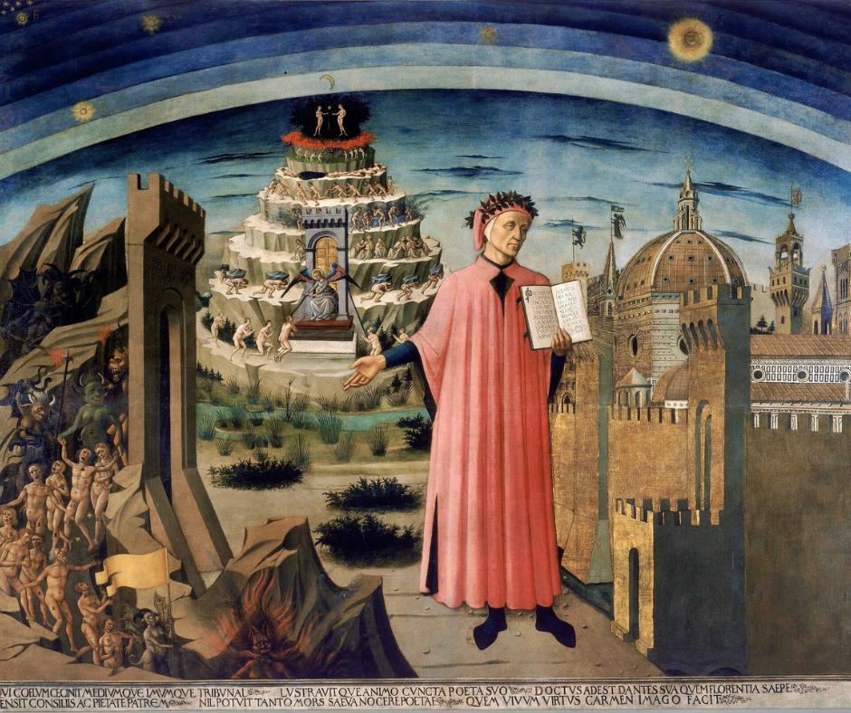 Dante's Divine Comedy is one example of a terza rima