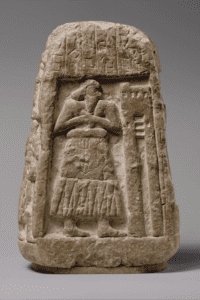 a tablet featuring the extinct language of sumerian