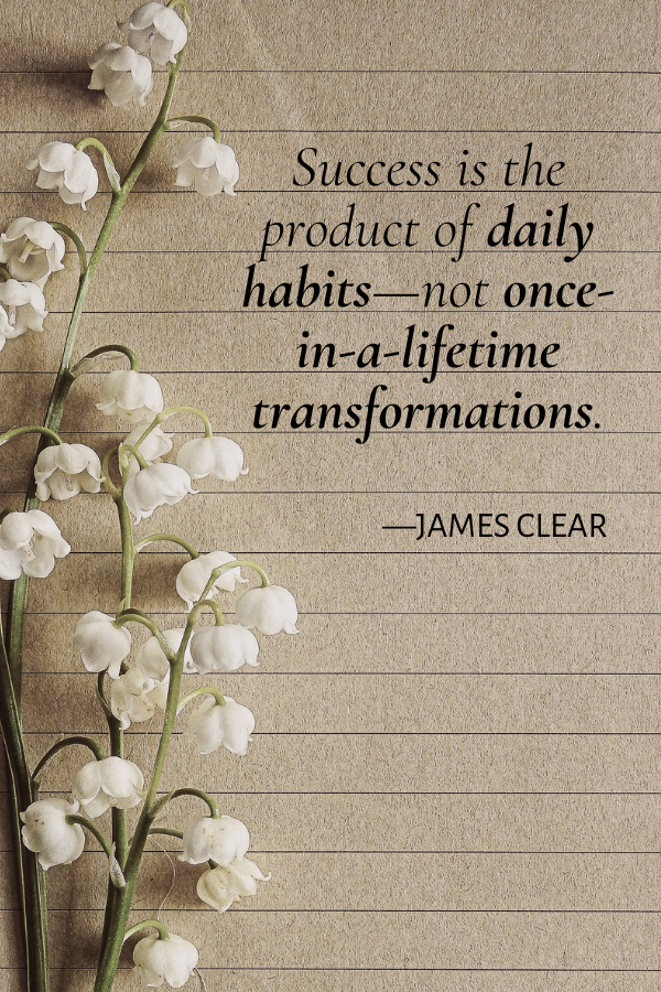 habit forming quote by James Clear