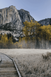 a national park during the fall