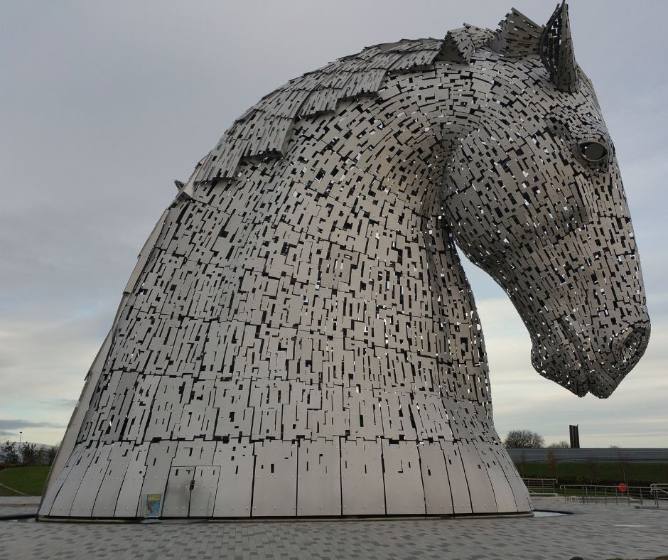 The Kelpies public art installation