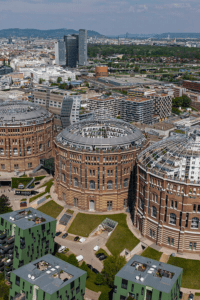 Gasometers in Vienna