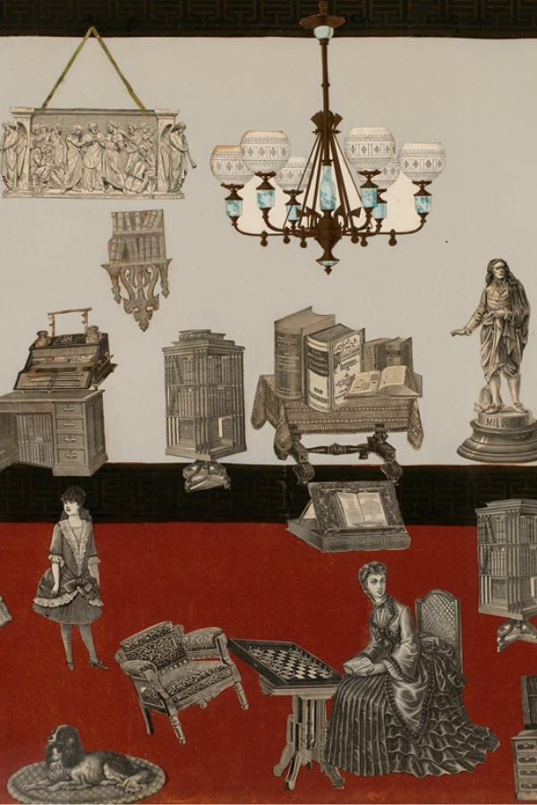 Victorian Interior collage