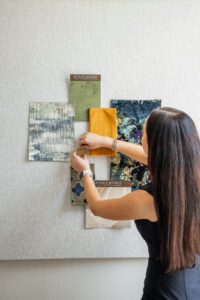 an interior designer preparing to start her own firm