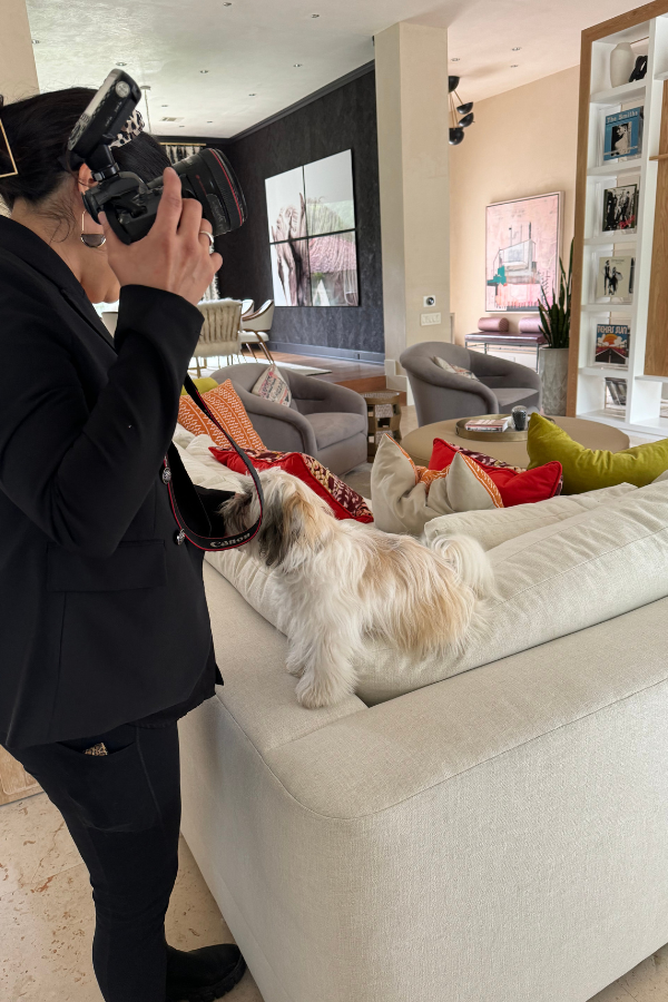 designers photographing