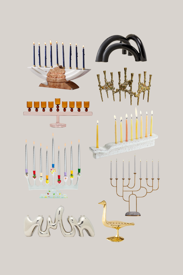 Design-Forward Menorahs
