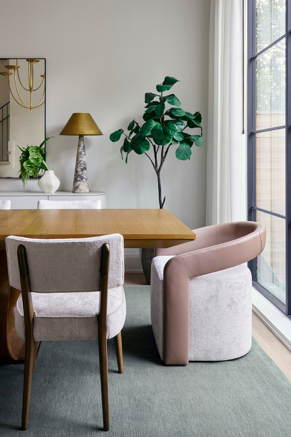 quiet luxury interior dining room