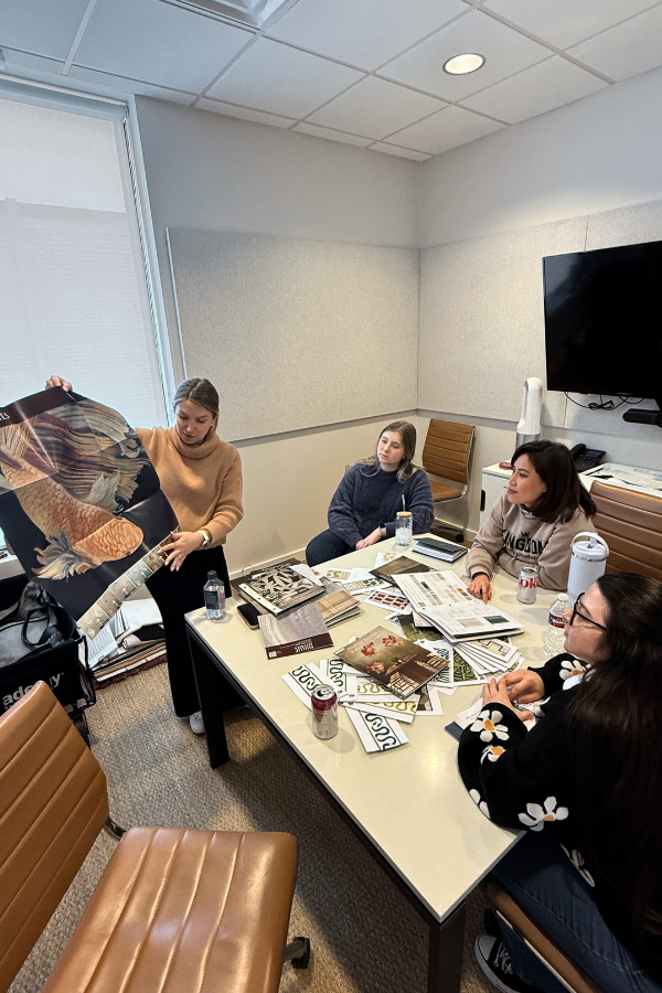 a group of designers gathered