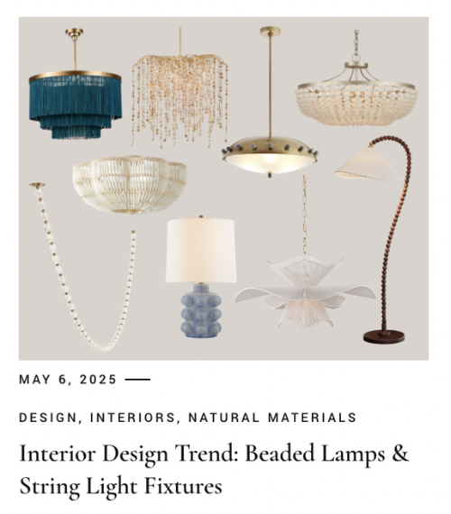 beaded lamps