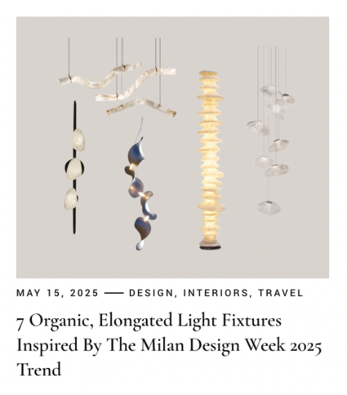 organic light fixtures