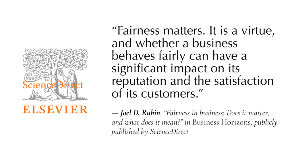 a quote with a logo
