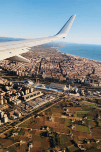 an aerial view of Valencia, Spain, home to the 2026 edition of Feria Hábitat València
