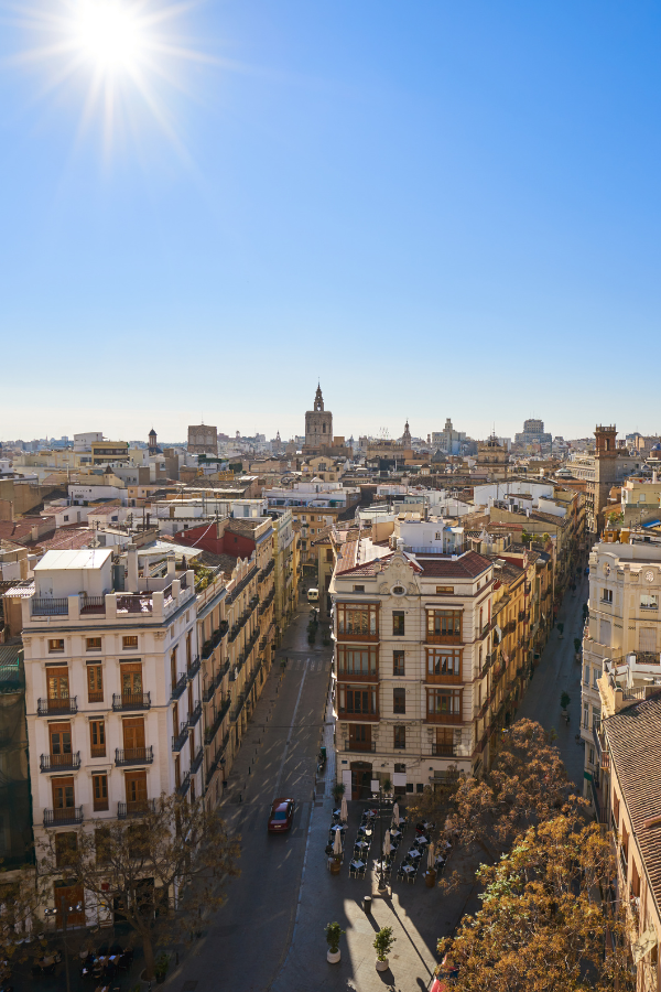 Valencia, Spain from above